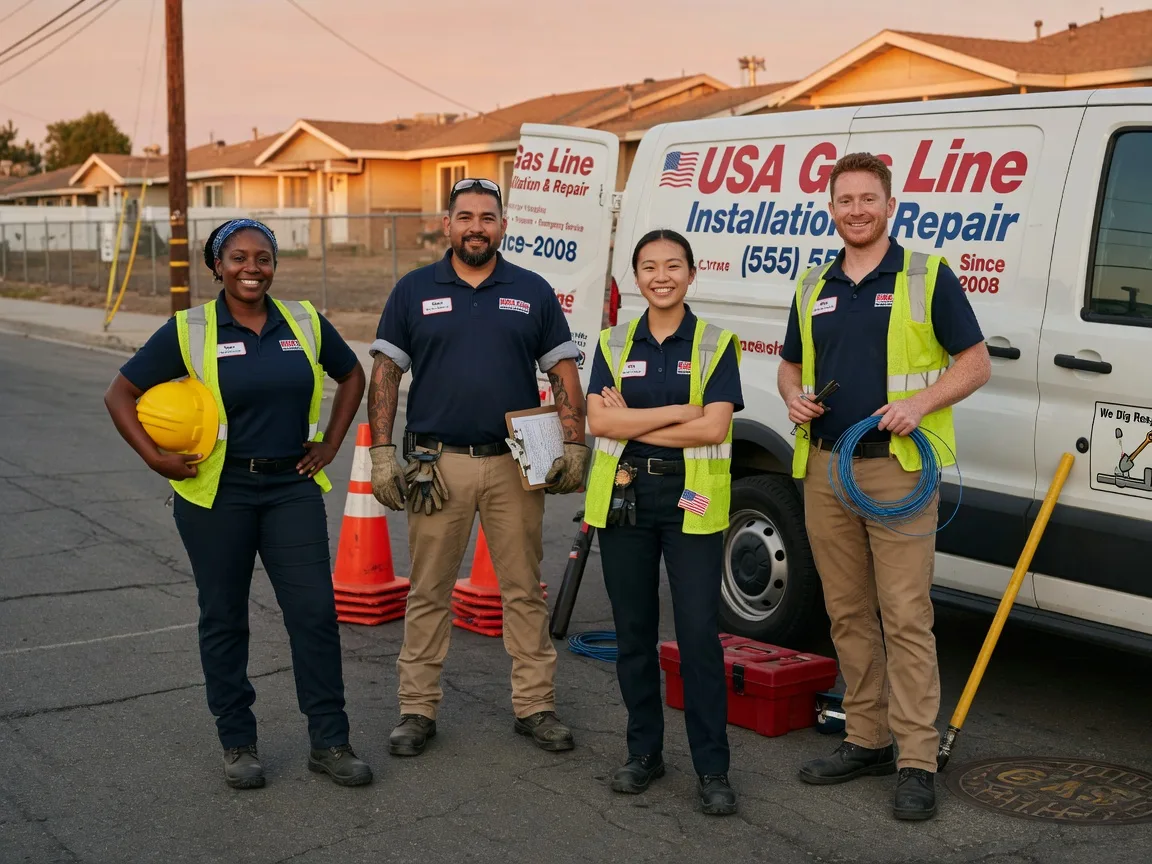 Gas Line Installation company in Bucks, AL